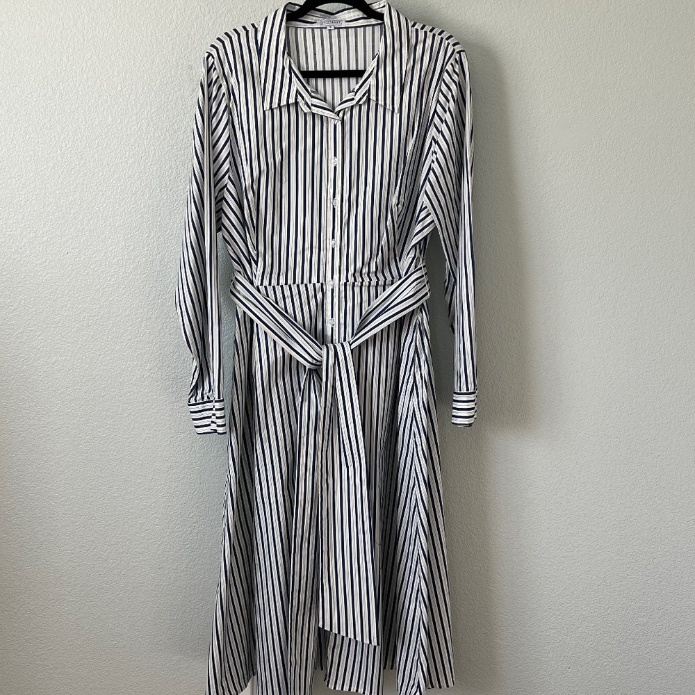 Sweet Salt Shirt Dress with Pockets - Size 18